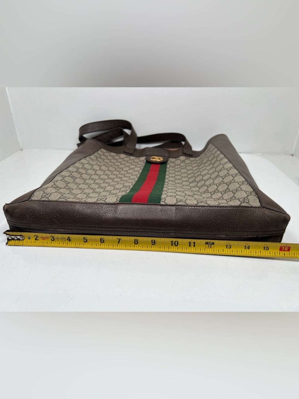 Gucci GG Supreme Sift Ophidia Tote Bag Large - Picture 11 of 11